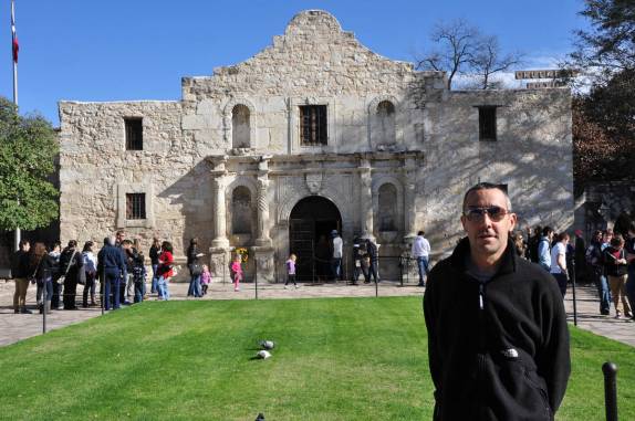 O Alamo, local da mais famosa batalha para a independênica do Texas, em San Antonio, no sul do estado, nos Estados Unidos